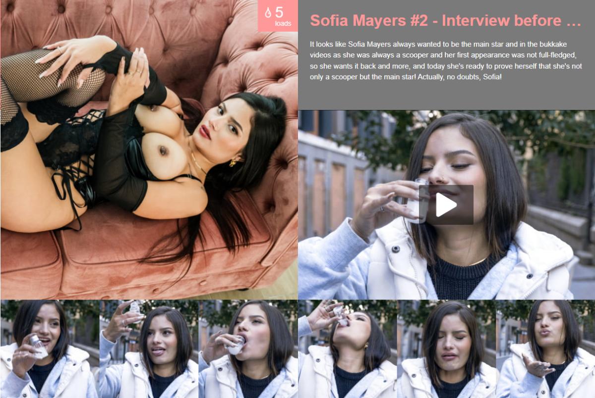[Premiumbukkake.com] Sofia Mayers #2 - Interview before Bukkake [2025 г., Bukkake, Gangbang, Blowjobs, Cumshots, Swallow, Hardcore, 2160p, SiteRip]