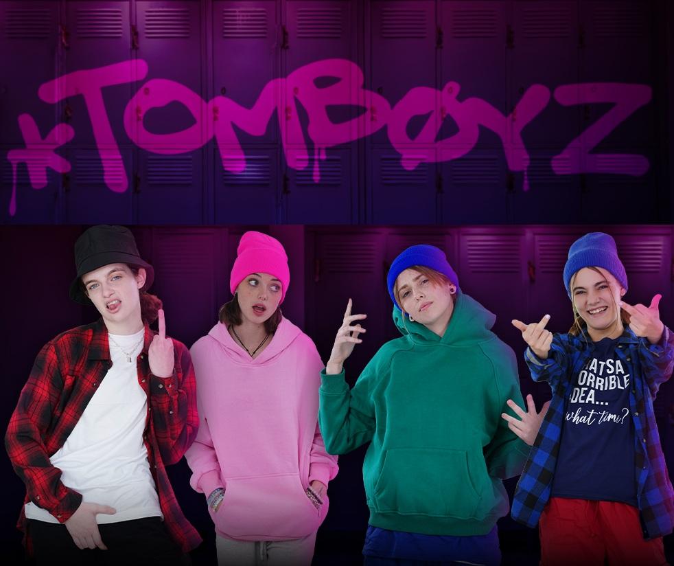 [TomBoyz / TeamSkeet.com] (18 роликов) Pack [2025, Amateur, Babes, Facial, Latina, Teen, Threesome (FFM), 1080p]