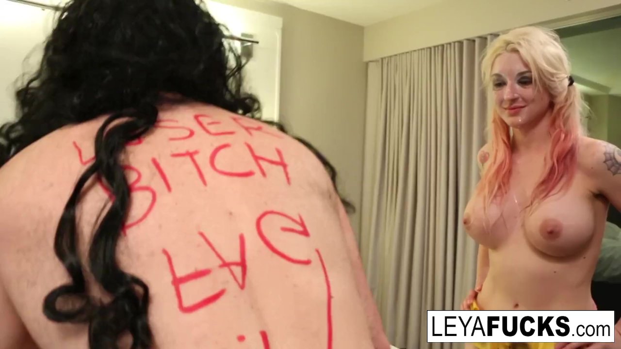 [PUBA] Leya falcon balls busts then pegs sissy jessica