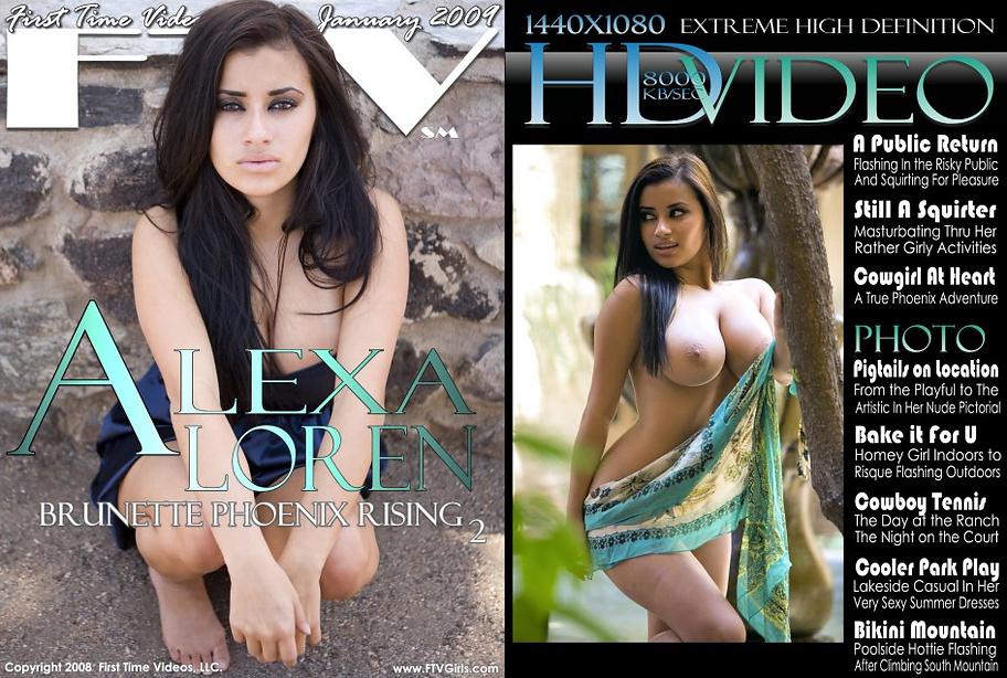 [7.68 GB] [FTVGirls.com] Alexa Loren (Brunette Phoenix Rising 2) [2009 г., Solo, Squirt, Orgasm, Masturbation, Toy, Vibrator, 1080p]