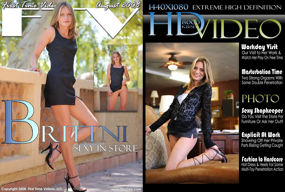 [FTVGirls.com] Brittni (Sexy In Store) [2008 г., Girl Girl, Anal, DP, Solo, Orgasm, Masturbation, Toy, Vibrator, 1080p]