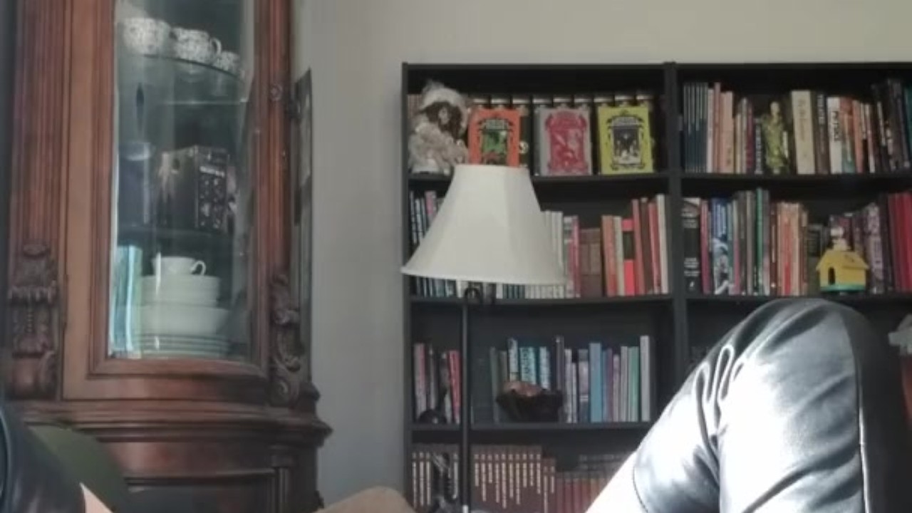 Sexy milf having fun while smoking