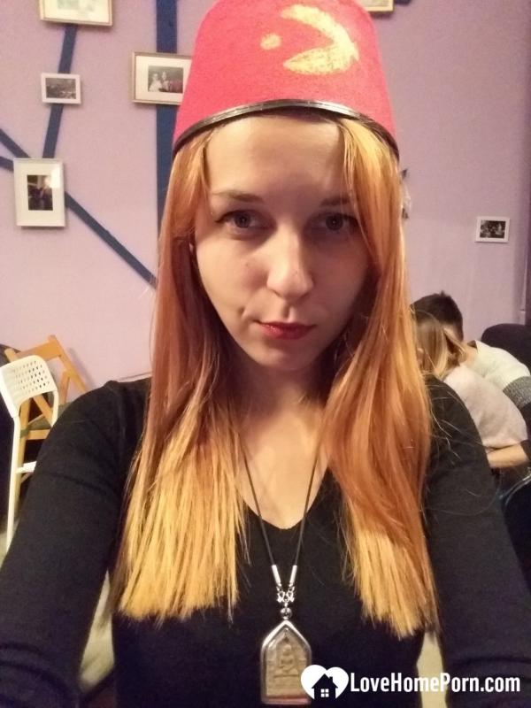 Smoking redhead teases in stockings in the bedroom [Amateur,Solo,Posing] [от 1548*1161 до 3840*2880, 75 фото]