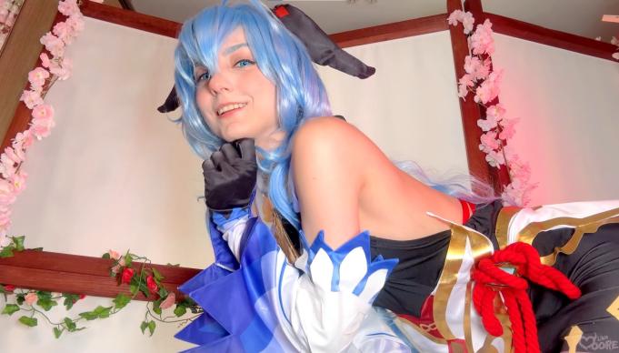 [manyvids.com] Lina Moore - Ganyu as a real naughty girl [2023-12-27, Anal, Masturbation, 1080p, SiteRip]