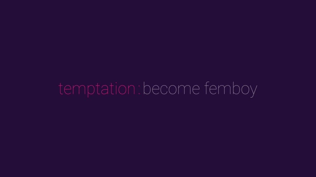 Temptation: Become Femboy [0.04c] (Femboy Temptation) [uncen] [2024, ADV, Sandbox, Customization, Masturbation, Gay/Yaoi, Femdom, Blackmail, Corruption, Humiliation, Clothes Changing, Lingerie, Male Protagonist, Femboy/Sissy/Trap, Ren Py] [rus+eng]