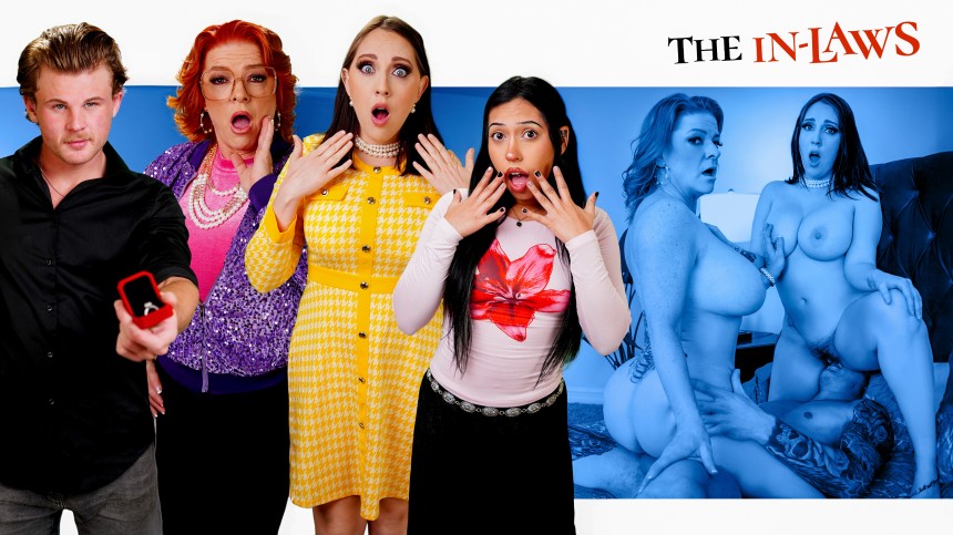 [MYLFSingles.com / TeamSkeet.com] Nickey Huntsman, Heather Bonanza (Earning Mom & Nana s Approval: A Generational In-Law Threesome (Heather Bonanza Debut)) [2026 г., Threesome FFM, MILF, Hardcore, Big Ass, Big Tits, All Sex, 360p]