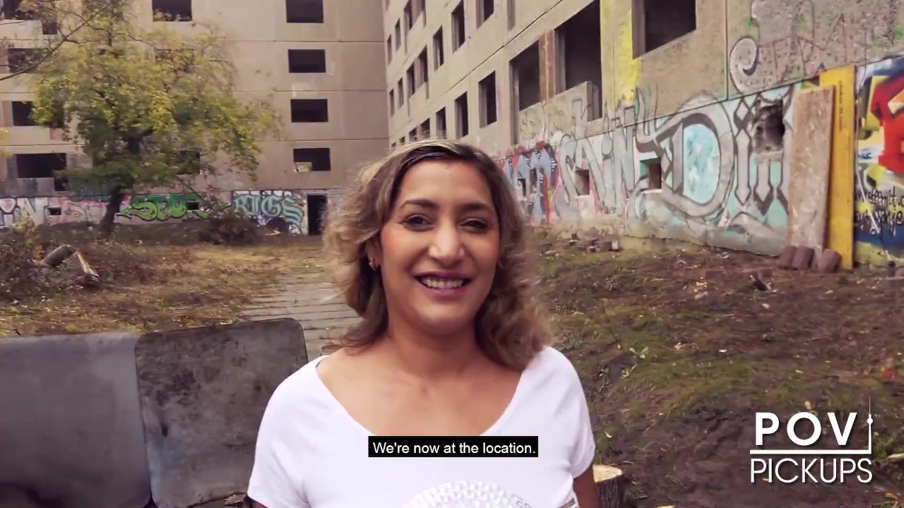 Milf danka diamond fucked outside for first time! (English) berlin banger