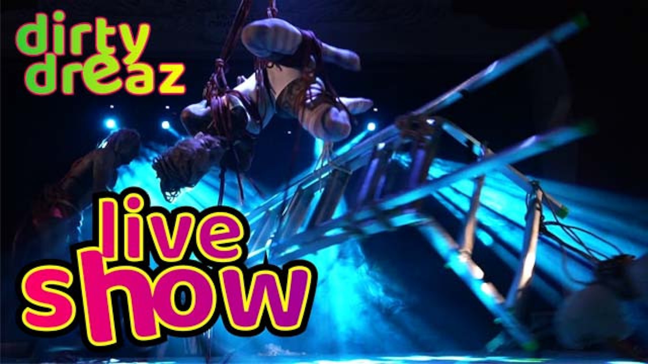 [Dirty Dreaz] Intense shibari bondage show with rope buny anuskatzz and rigger lily lu from z-filmz - extrem hard bdsm bondage rope session