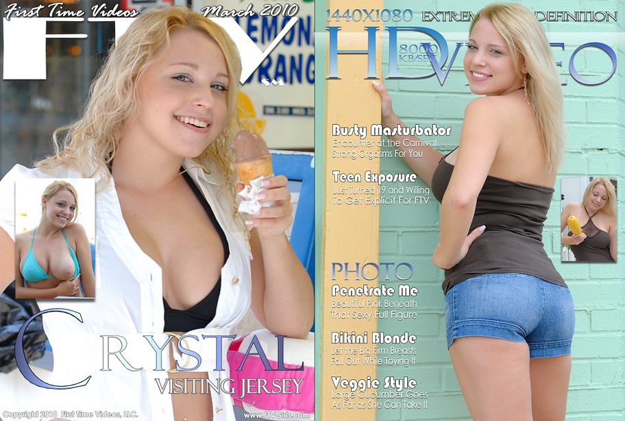 [FTVGirls.com] Crystal (Visiting Jersey) [2010 г., Solo, Veggie & Fruit Stuffing, Orgasm, Masturbation, Toy, Vibrator, 1080p]