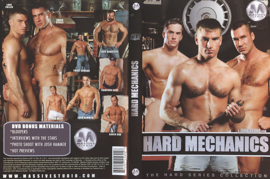Hard Mechanics / Жесткие механики (John Bruno, Massive Studio) [2003 г., Muscle, Oral, Anal, Big Dick, Hairy, Threesome, Group, Rimming, Masturbation, Cumshots, DVDRip]