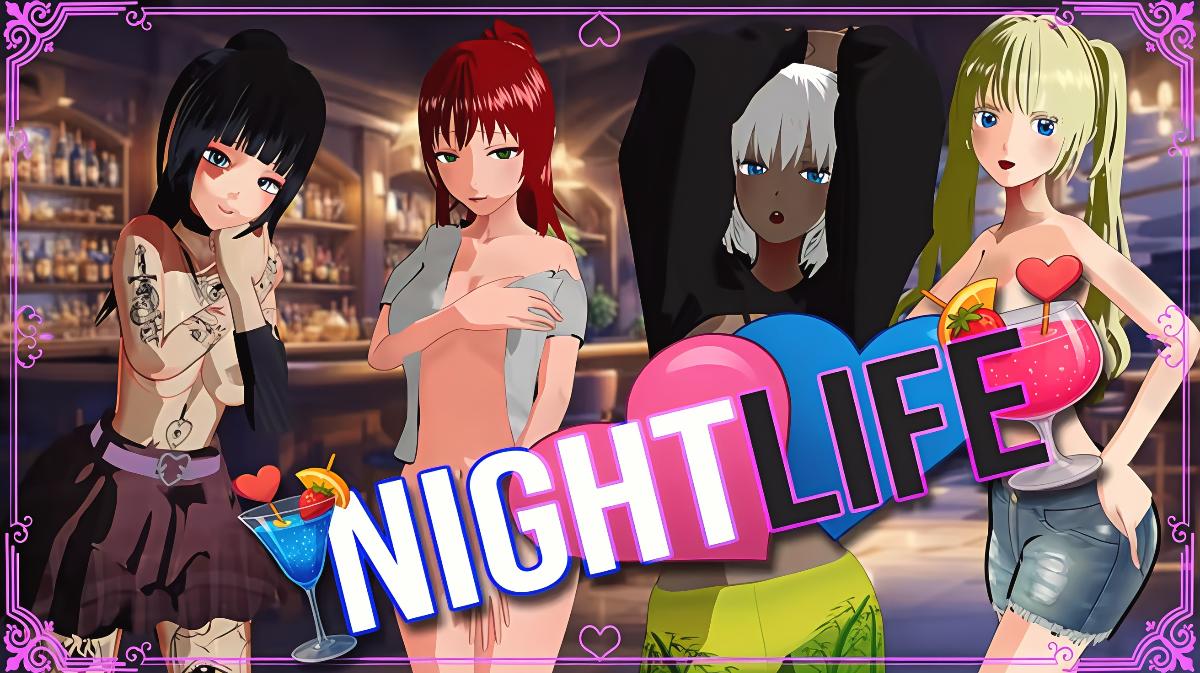 Nightlife [1.0] (Kitsune s Secrets) [uncen] [2026, SLG, ADV, Animation, Mini-games, Management, Harem, Unity] [rus, eng]