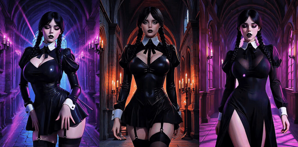 Wednesday (Velvet Muses AI) [2026, 3DCG, AI, Big tits, Oral, Vaginal, Big Ass, Big Tits, WEB-DL] [eng] [2160p]