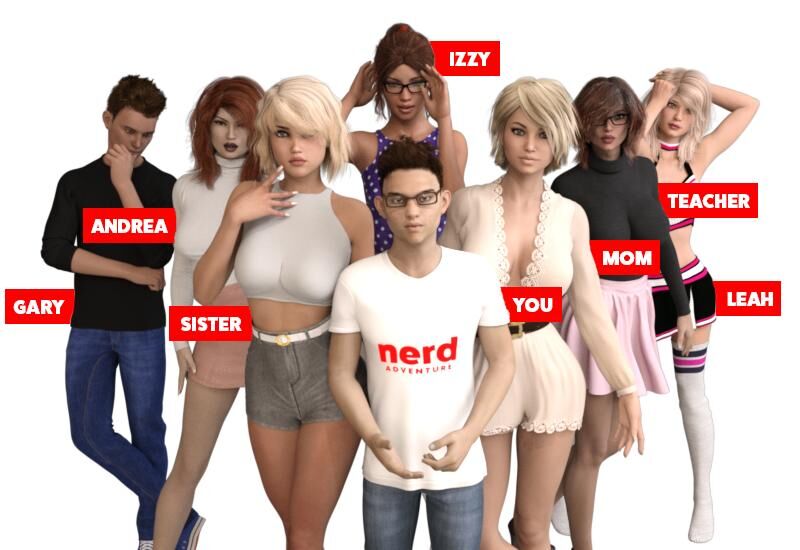 Nerd Adventure [INPROGRESS, EPISODE 1 V.0.4 + Episode 2 v.0.2 + CG] (Greebo) [UNCEN] [2017, RPG, ADV, 3DCG, Corruption, Incest, Humor, Seduction, Voyeurism] [ENG] – Porn torrents download