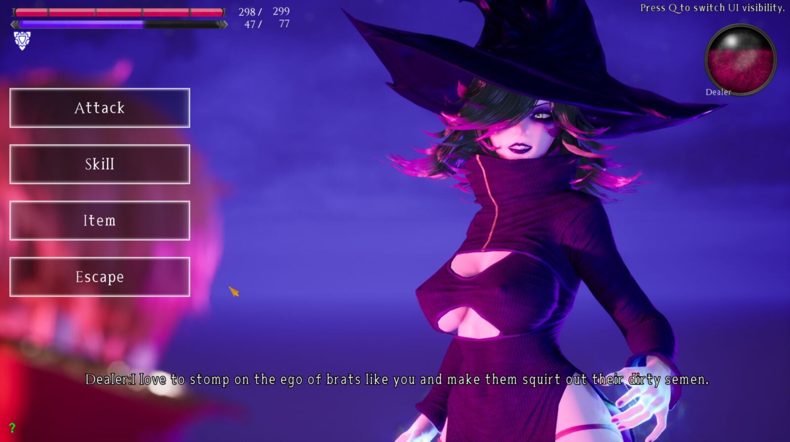 [830.5 MB] Under the Witch [INPROGRESS, V.0.1.4] [UNCEN] [UNCEN] [2019, Adv, 3D, 3DCG, FEMDOM, ANIMATION, FANTASY, FOOTJOB, BlowJob, Vaginal Sex, Oral Sex] [jap + ENG] – Porn torrents download