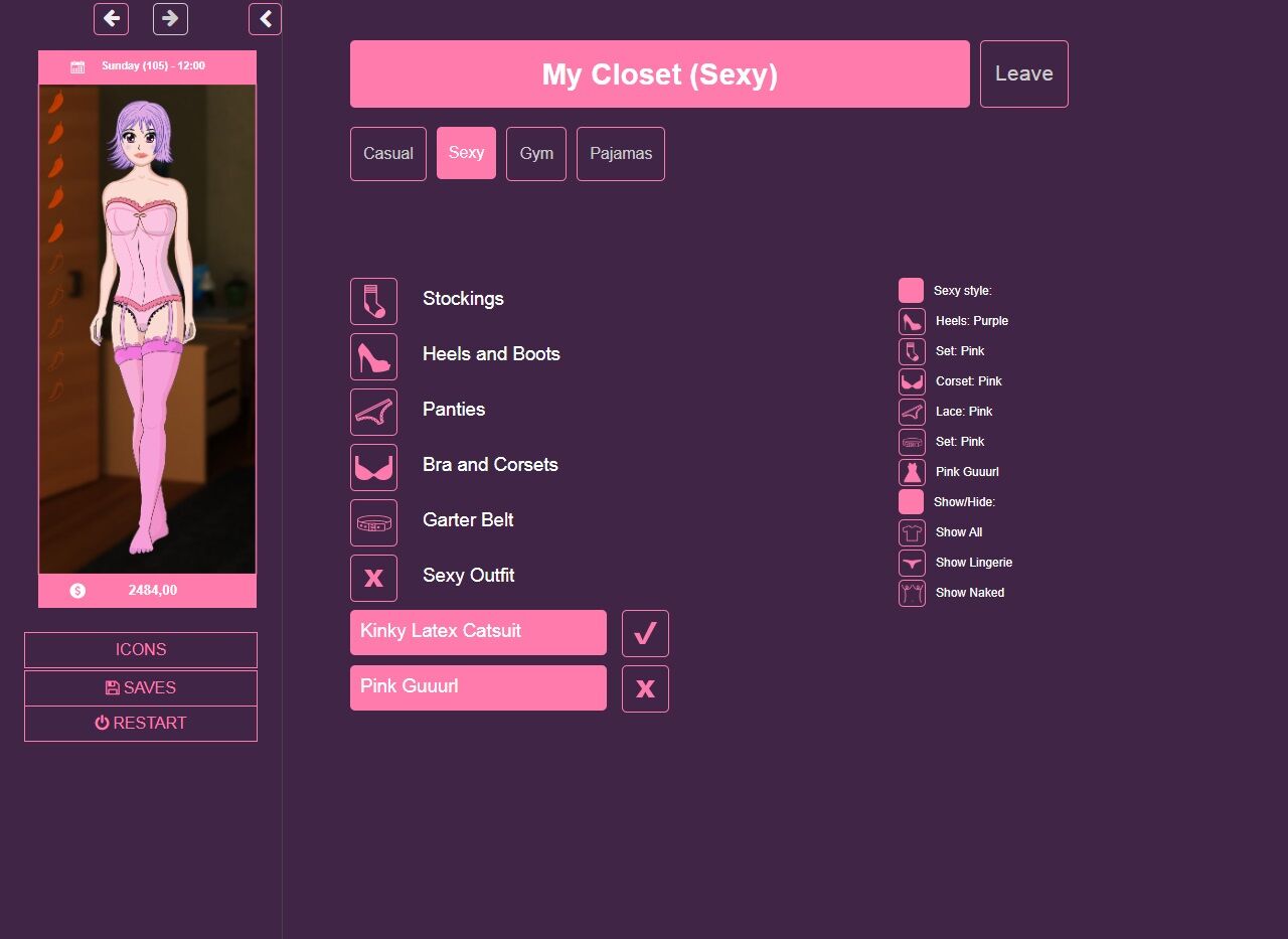 The Sissy Girlfriend Experiment [INPROGRESS, 0.5.10] [UNCEN] [UNCEN] [2018, Adv, RPG, 3DCG, ANIMATION, TEXT BASED, MALE PROTAGONIST, MASTURBATION, FEMALE DOMINATION, CORRUPTION, TRANSFORMATION, SISSIFICATION, FUTA / TRANS, Trap, Anal, Oral, Vaginal, Gay, Group] [ENG] – Porn torrents download