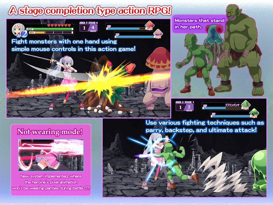 Lala And The Bizarre Dungeon (C-Laboratory) [Cen] [Cen] [2019, Action, Side-Scrolller, Fighting, Fantasy, Female Protagonist, Small Tits / DFC, Blowjob / Oral, Vaginal Sex, Group Sex, Rape, Interracial, Monsters, Tentacles, Gropeing, Teasing, Ahegao, Creampie, Pregnancy] [ENG] – Porn torrents download