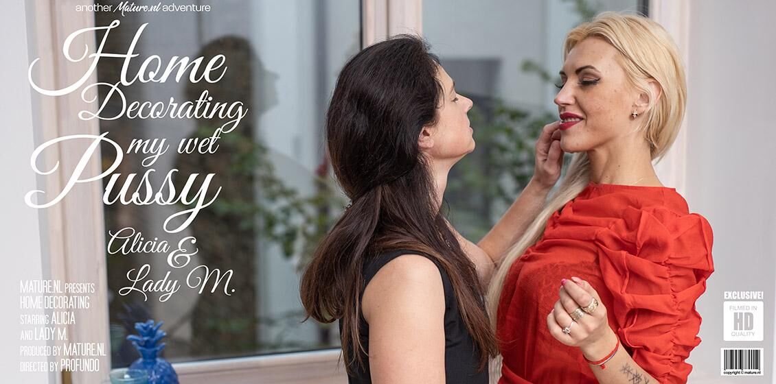 [831 MB] [Mature.nl] Alicia (37), Lady M. (41) (Home decorating turns into a hot and wet lesbian encounter) [28.05.2020, Housewife, Lesbian, Masturbation, MILF, Shaved, Kissing, Brunette , Blonde, Pussy Licking, 1080p] – Porn torrents download