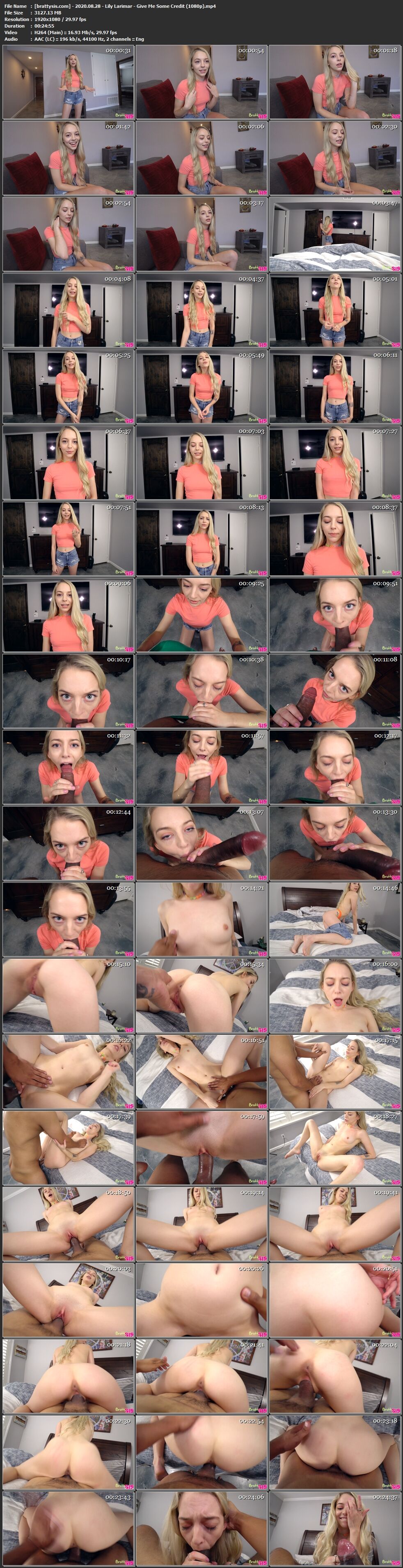 [3.05 GB] [BrattySis.com] Lily Larimar – Give Me Some Credit (S15: E5) [2020.08.28, All Sex, Blonde, Blowjob, Cowgirl, Cum in Mouth, Deep Throat, POV, 1080p] – Porn torrents download
