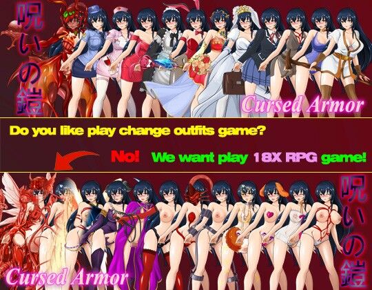 [632.3 MB] Cursed Armor (wolfzq) [2.01] [uncen] [2018, jRPG, Fantasy, Female Heroine, Corruption, Cosplay, Battlefuck, Ahegao, Slave, BDSM, Rape, Milking, Blowjob, Anal, Group Sex, Pregnant, Interspecies Sex, Tentacles] [rus] – Porn torrents download