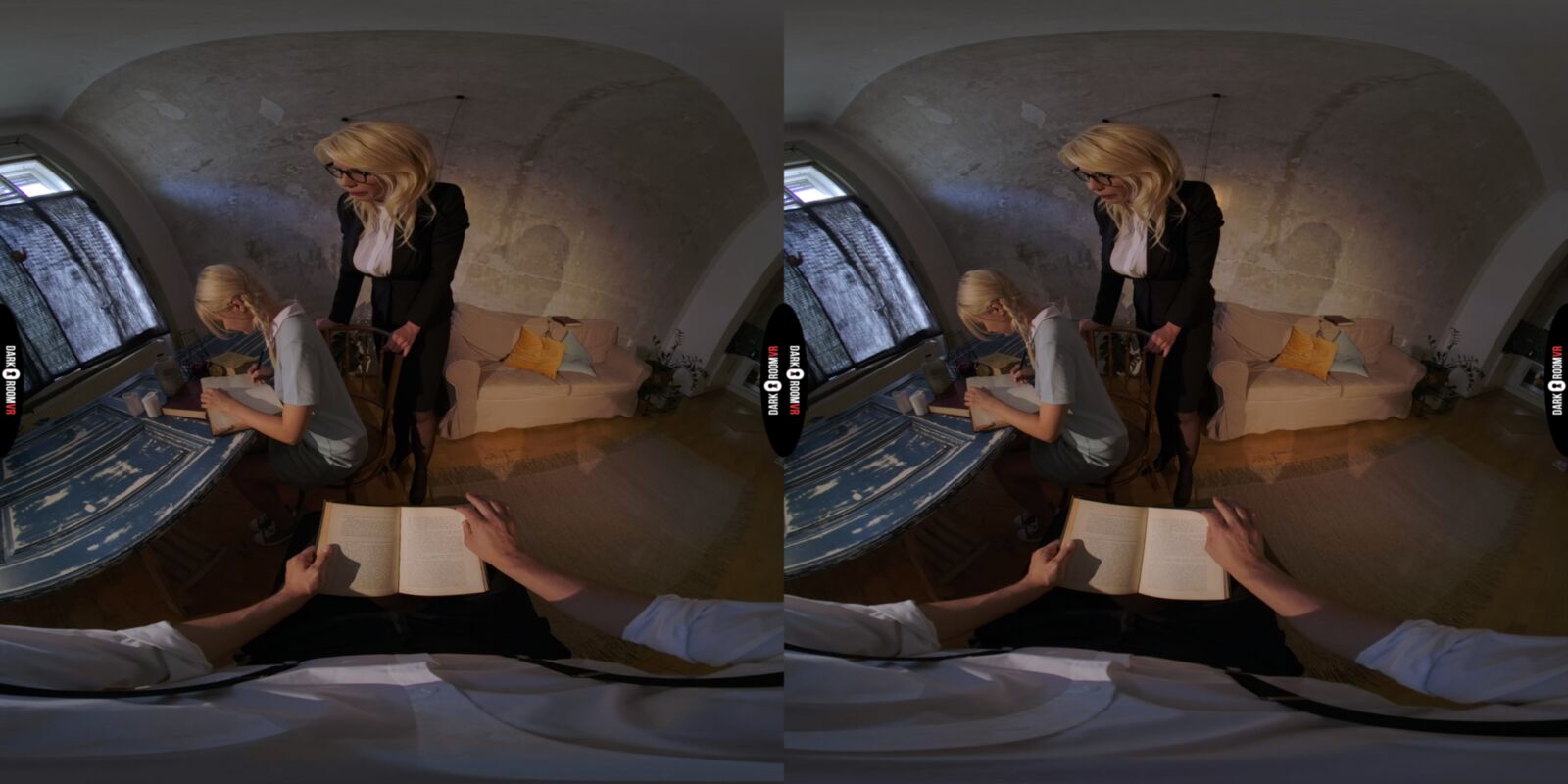 [11.36 GB] [Darkroomvr.com] Lika Star, Tiffany Rousso (You Will Learn The Lesson, Bitch / 12/22/2020) [2020, Big Tits, Blonde, Blowjob, Cowgirl, Cum Eating, FFM, Hardcore, MILF, Natural Tits, Pov, Pussy Eating, Shaved Pussy, Stockings, Teen, Threesome, VR, 7K, 3630p] [Oculus Rift / Vive] – Porn torrents download
