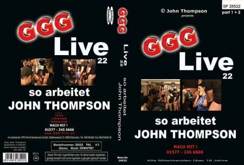 [698.5 MB] [JTPRON] GGG – LIVE 22: SO Arbeitet John Thompson / Live 22: So Studio John Thompson (John Thompson, GGG) [2011, Bukkake, Casting, Cumshot, Group, All Sex, DVDRip] – Porn torrents download