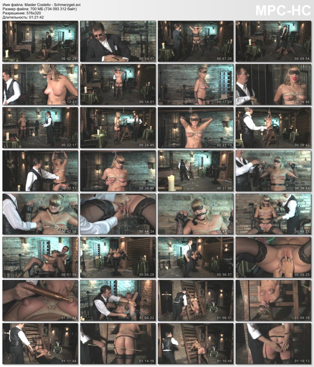 [BDSM] Master Costello – Schmerzgeil / Strong Pain (Master Costello) [2009, Spanking – Fouets, Bizarr Sex, Bondage, Dominant – Devot, Fisting – Poing, Erotique – Lascif, SM – BDSM, DVDRip] – Porn torrents download