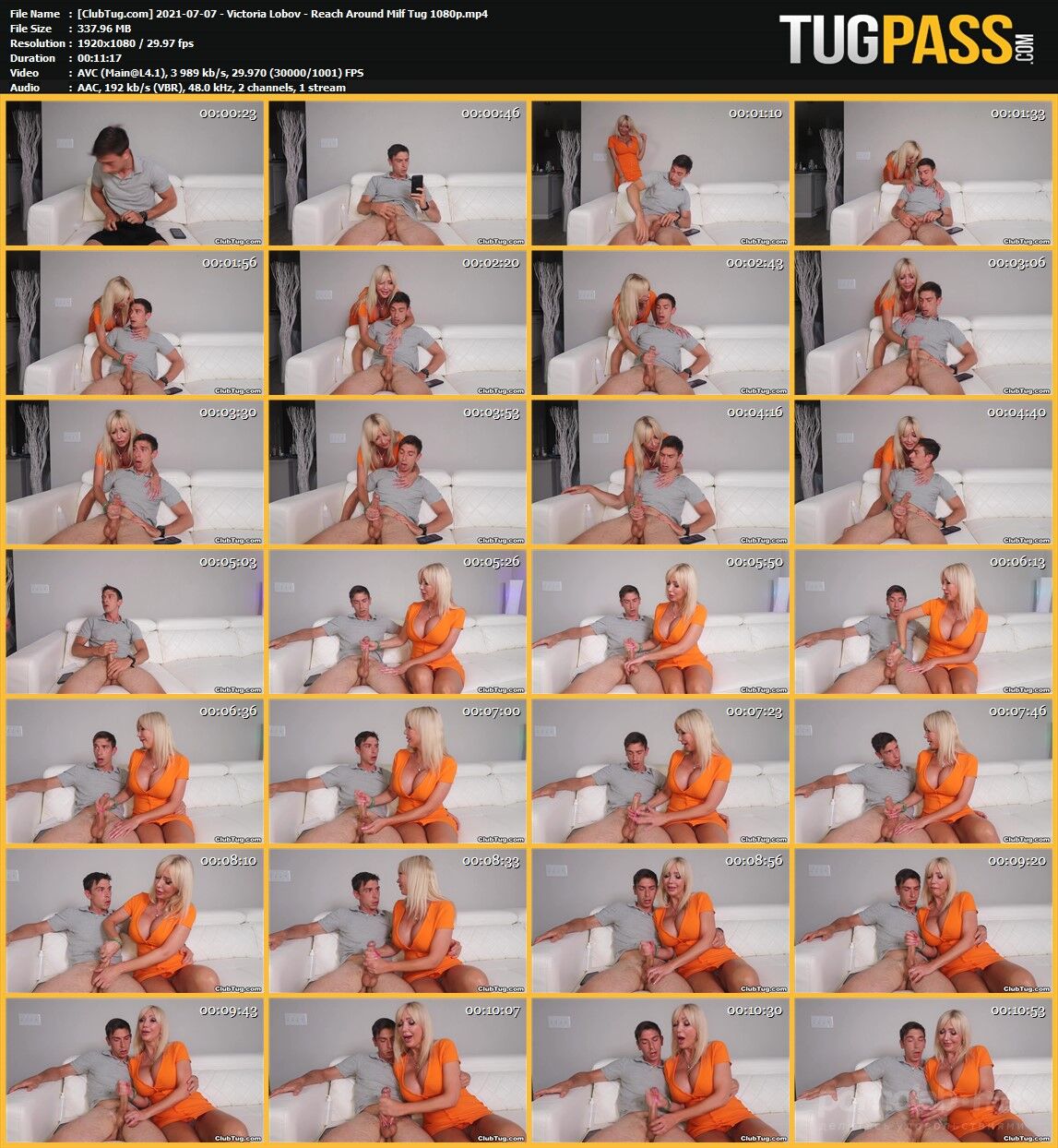 [Clubtug.com / Tugpass.com] Victoria Lobov – Reach Around Milf Tug (07/07/2021) [2021, MILF, BLONDE, BIG TITS, Handjob, 1080p] – Porn torrents download