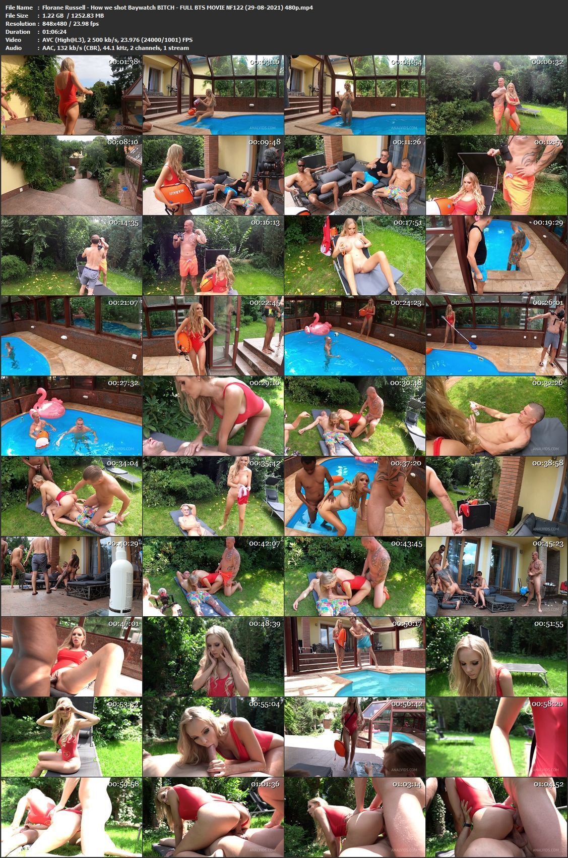 [Legalporno.com / Analvids.com] FLORANE RUSSELL – How We Shot Baywatch Bitch – Full BTS Movie NF122 (29-08-2021) [2021, Anal, Big Tits, Blonde, BTS, Interracial (IR), Outdoor, Roleplay, 480p] – Porn torrents download