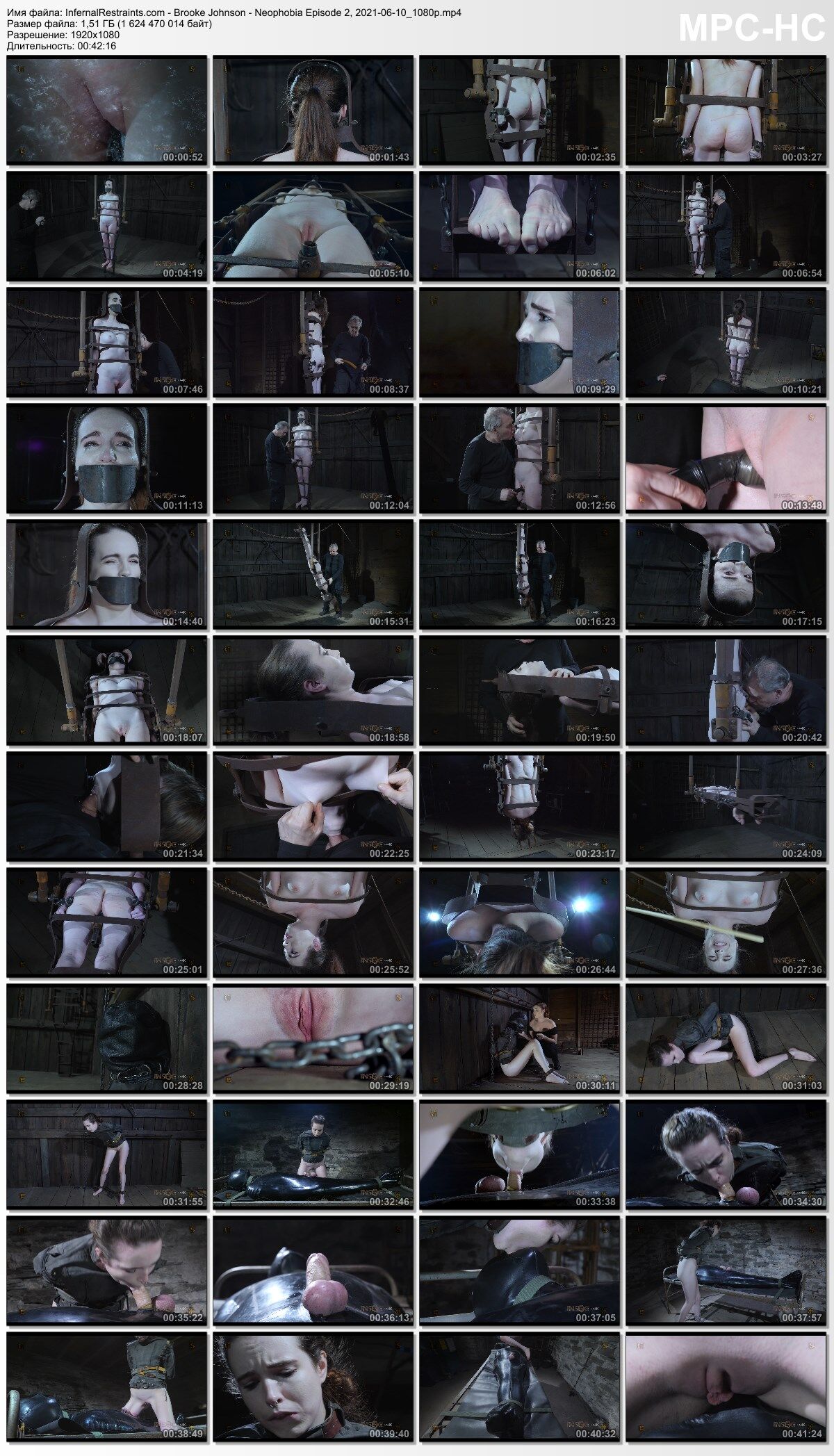 [InfernalrestRestRests.com] Brooke Johnson – Neophobia Episode 2 (06/10/2021) [2021, BDSM, Bondage, Blowjob, Dildo, Caning, Fingering, Body Bag, Straitjacket, Vibrator, Hooded, SiteRip, 1080p] – Porn torrents download