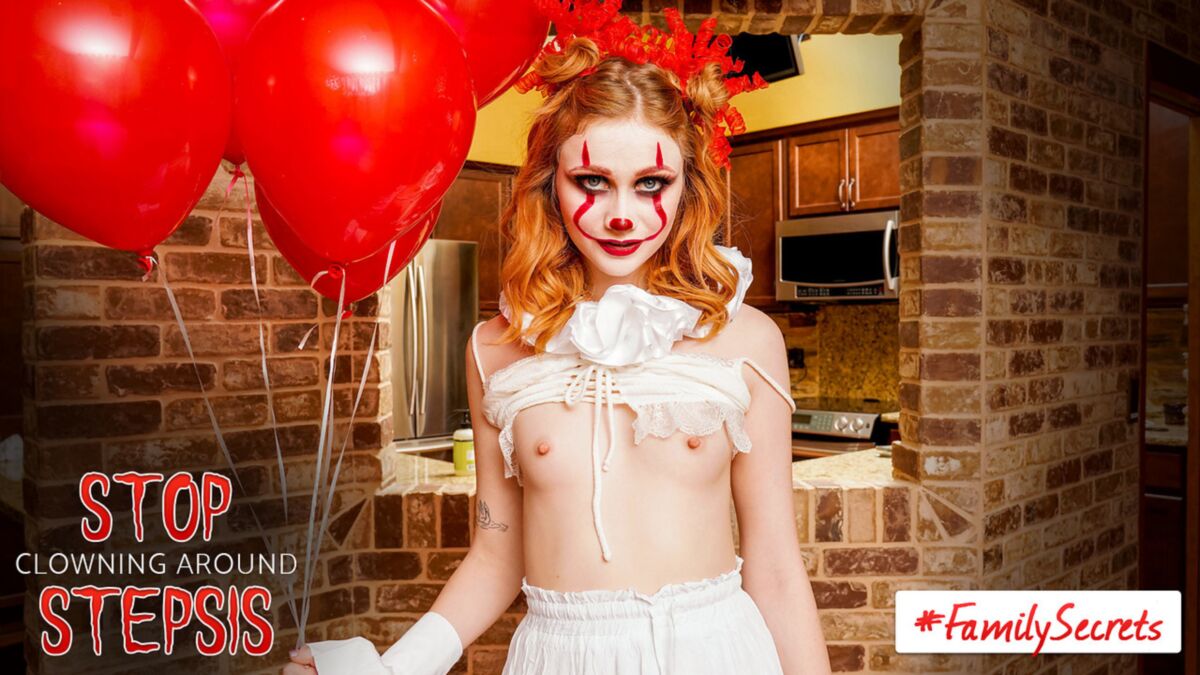 [Stepsiblingscaught.com / nubiles-porn.com] Scarlet Skies – Stop Clowning Around Steppsis (22.10.21) [2021, Blowjob, Braces, Cowgirl, Creampie, Fair Skin, Family Secrets, Girl Orgasm, Girl-Boy, Halloween, Petite, POV, Pussy Licking, Redhead, Small Boobs, 540p] – Porn torrents download