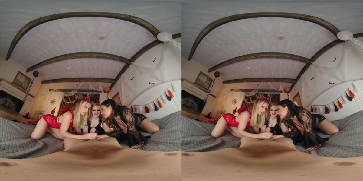 [Badoinkvr.com] Anna Claire Clouds, Maya Kendrick, Violet Starr (Something Wicked This Way Cums / 29.10.2021) [2021, Small Tits, Doggystyle, Blowjob, Brunette, Blonde, Group Sex, Hairy, Big Tits, Threesome, Redhead, Teen, Latina, Pornstar, Babe, Cum In Mouth, Facial, Natural, VR, 4K, 2048p] [Oculus Rift / Vive] – Porn torrents download