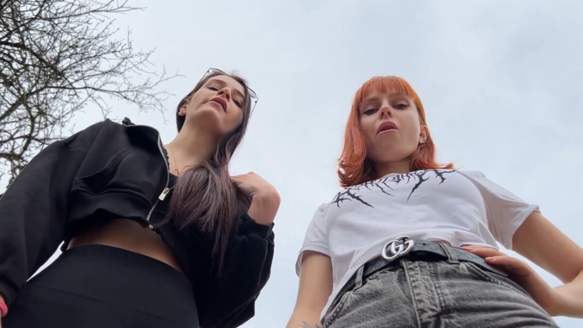 [PpFemdom.com] Bully Girls Spit On You and Order You to Lick Their Dirty Sneakers [2022, Femdom Pov, Humiliation, Spitting, Foot Domination, Double Domination, 1080p, HDRip] (Sofi, Kira) – Porn torrents download
