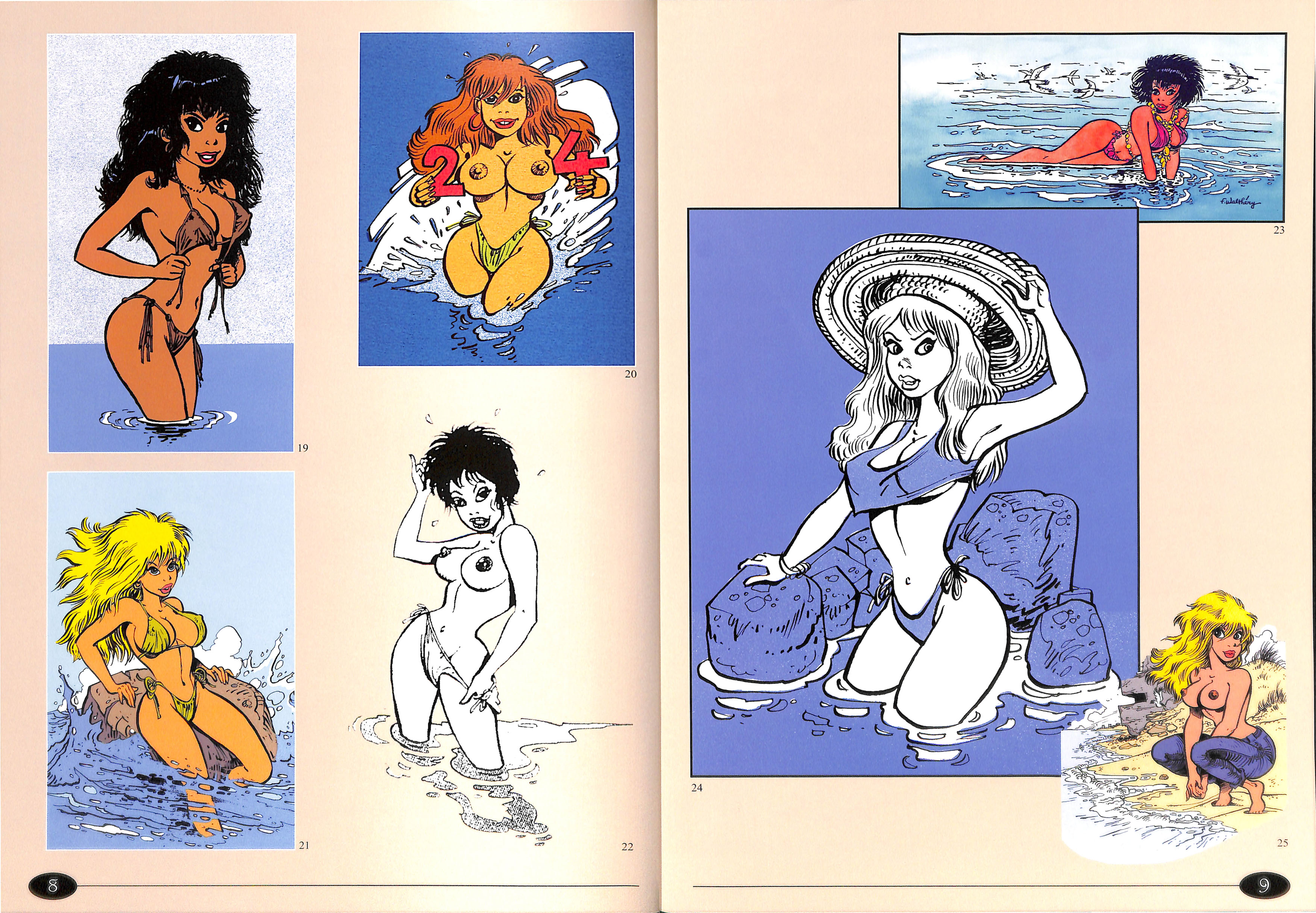 [MISC] PIN-UP / Pin-AP (Francois Walthery, Noirdessin.be) [2010, Erotic] [jpg] [fra] – Porn torrents download