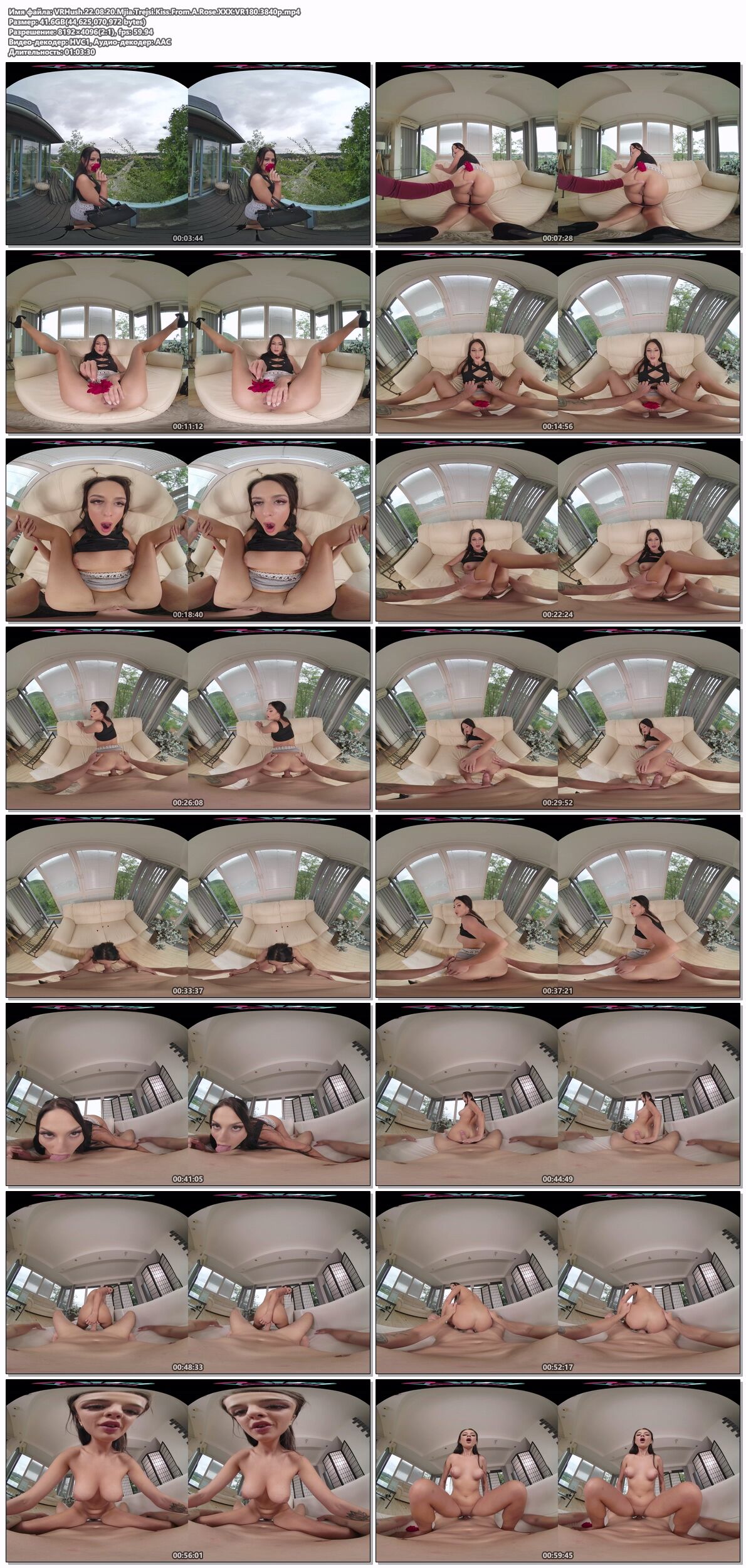 [Vrhush.com] mia trejsi (Kiss from a rose) [2022, anal, hardcore, Creampie, Brunette, Kissing, Pussylick, Ass to Mouth, Finger Bang, P.O.V., SHAVED, COWGIRL, Reverse COSERL, STANDINGVirtual Reality, VR, 8K, Sidebyside, 4096p] [Oculus Rift / Vive] – Porn torrents download