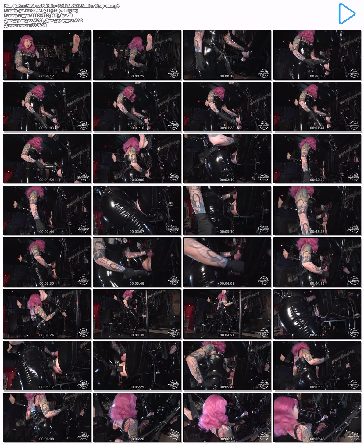 Mistress Patricia-Patricias XXL Rubber Strap-on (Kinkymistresses.com) / Patricias XXL Rubber Strap-on (Kinkymistresses.com) [2022, Femdom Latex Strapon Pekon Asian, 720p – Porn torrents download