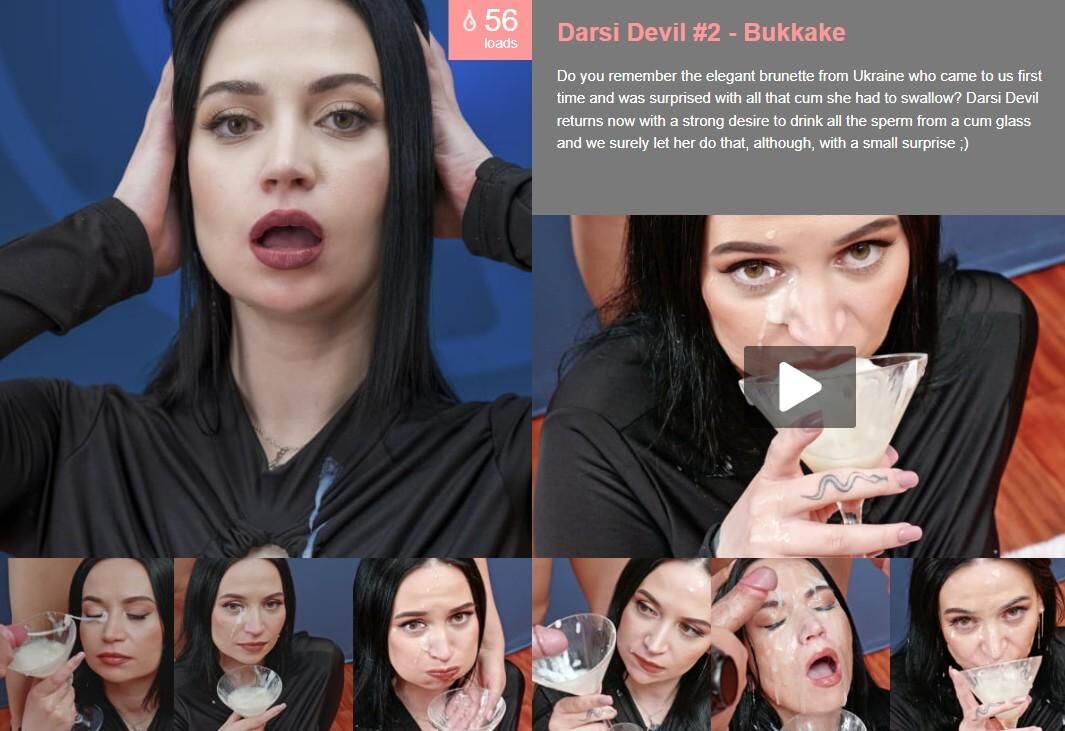 Darsi Devil #2 (Premiumbukkake.com) [2022, Bukkake, Gangbang, Blowjobs, Cumshots, Swallow, Hardcore, 1080P, HDRip] | Free Porn Torrent
