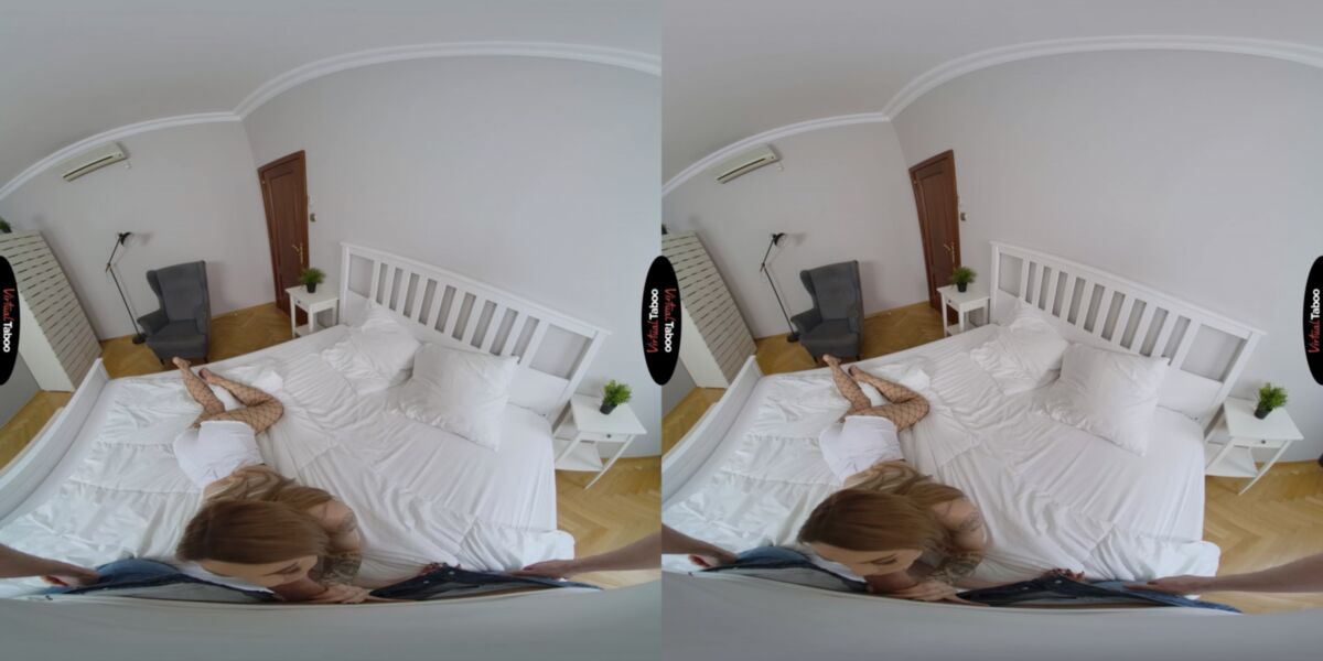 [VirtualTaboo.com] Clara Mia (You Make Me Lose Control) [2022, vr, virtual reality, pov, straight, 1on1, hardcore, English language, tattoo, fishnet, stockings, brunette, blowjob, handjob, bed, bedroom , toys, masturbation, necklace, trimmed pussy, small tits, natural tits, piercings, pierced nose, pierced belly button, cowgirl, reverse cowgirl, missionary, doggy style, creampie, SideBySide, 960p] [Smartphone / Mobile] – Porn torrents download