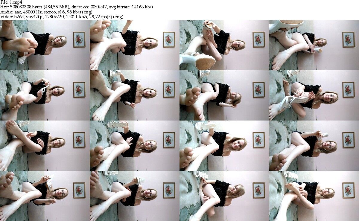 Sniffing baresandals FU (5 videos) / Tatyana sniffed the sandals and said fu (Fulovesandals, Home studio) [2020, footfetish, 720p, WebCam] | Free Porn Torrent