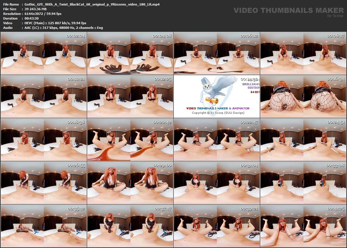 [SexLikeReal.com/VRixxens] Black Cat – Gothic GFE With A… Twist [2021-12-05, VR, Alternative, Titfuck, Chubby / Curvy, Close Ups, Girlfriend Experience, Handjob, English Speech, Fishnet, Pantyhose, PAWG, POV, Redhead, Shaved Pussy, Piercing, Tattoos, Strapon, Toys, Glasses, Footjob, BDSM, Femdom, Female Fucks Male, Pegging, SideBySide, 3072p, SiteRip] [Oculus Rift / Vive] – Porn torrents download