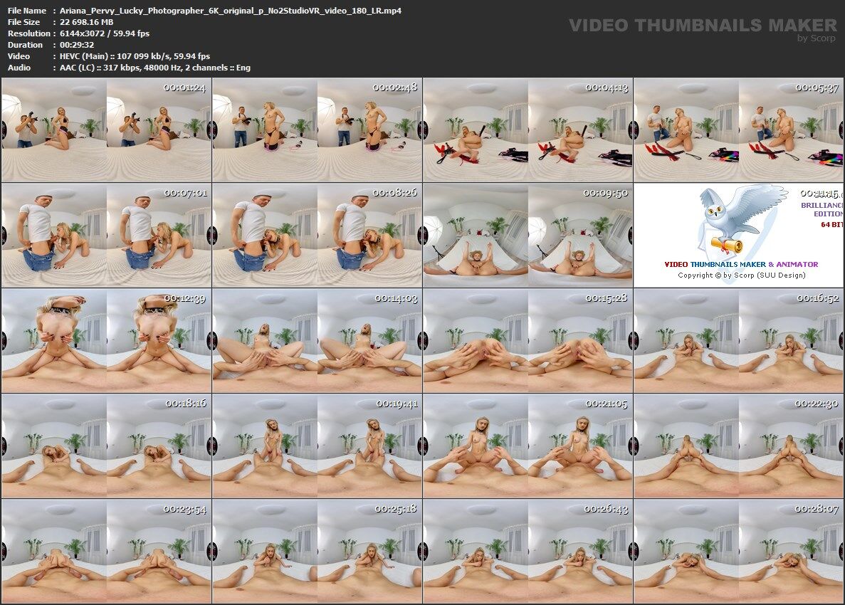 [SexLikeReal.com/No2StudioVR] Ariana – Pervy Lucky Photographer [2022-04-01, VR, Blonde, Blowjob, Close Ups, Cowgirl, Reverse Cowgirl, Long Hair, Cock Rubbing Pussy, Hardcore, Mixed POV, Shaved Pussy, Tattoos, Leash, Spanking, SideBySide, 3072p, SiteRip] [Oculus Rift / Vive] – Porn torrents download