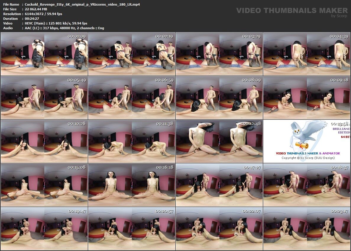 [VRPorn.com/VRixxens] Etty – Cuckold Revenge [2021-12-29, VR, Blowjob, Brunette, Cowgirl, Cuckold, Doggystyle, Handjob, High Heels, Lingerie, Natural Tits, POV, Shaved Pussy, Sitting, Stockings, Threesome (MMF), SideBySide, 3072p, SiteRip] [Oculus Rift / Vive] – Porn torrents download