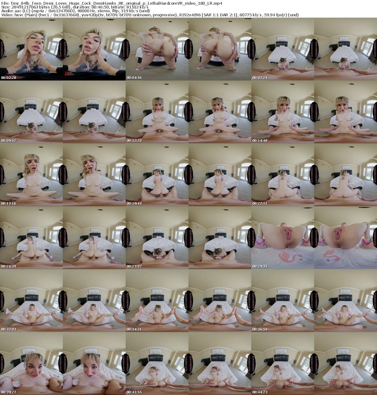 [LethalHardcoreVR.com] Demi Hawks – Tiny 84 Pound Teen Demi Loves Huge Cock [2023-04-17, VR, Big Cock, Blonde, Blowjob, Cowgirl, Cum On Face, Cumshot, Doggystyle, Missionary, Natural Tits, Piercing, Reverse Cowgirl, Shaved Pussy, Small Tits, Petite, Teen, SideBySide, 4096p, SiteRip] [Oculus Rift / Vive] – Porn torrents download