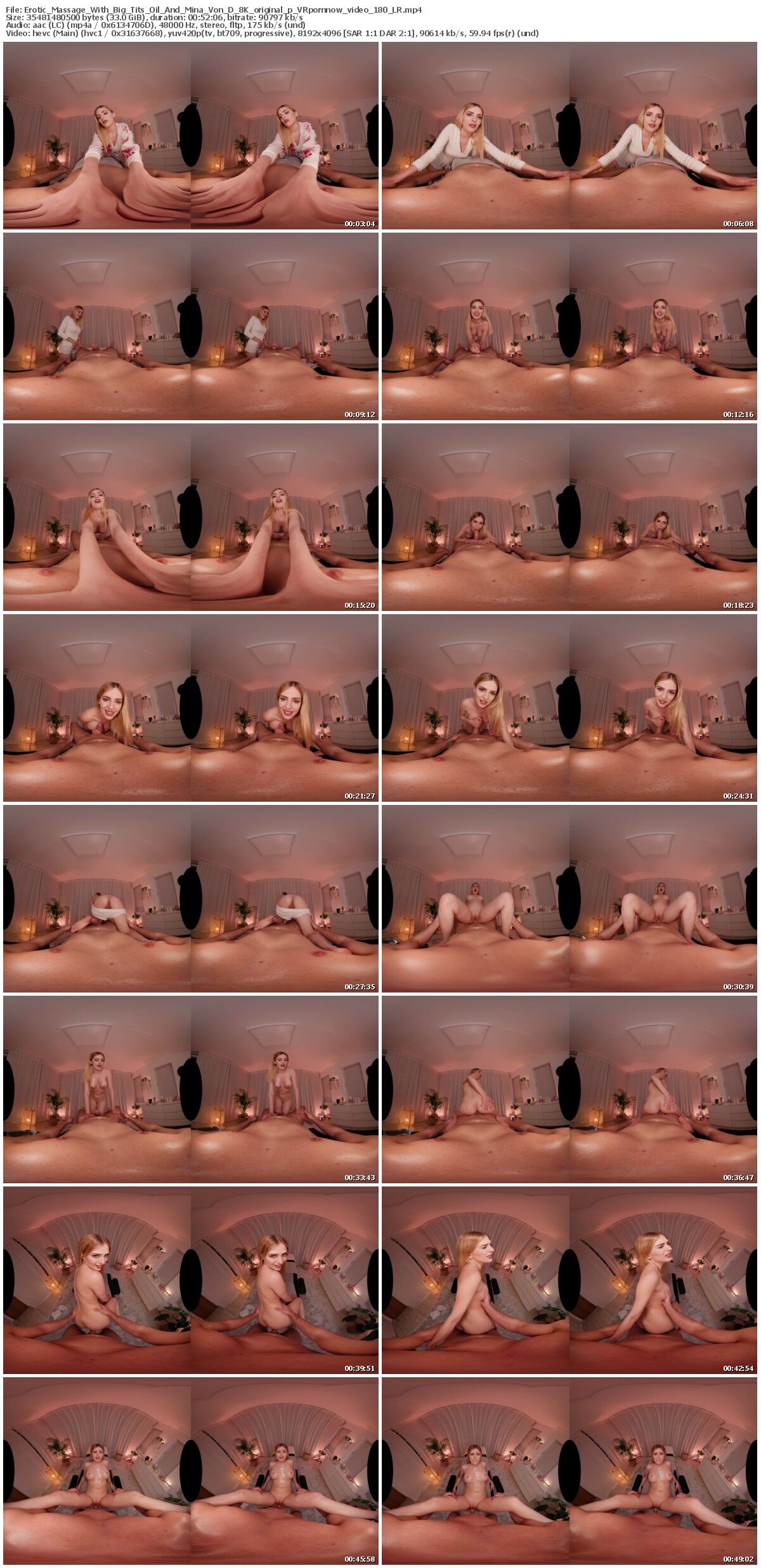 [VRpornnow] Mina Von D – Erotic Massage With Big Tits, Oil And Mina Von D [2023-04-14, VR, Big Tits, Blonde, Blowjob, Cowgirl, Cumshot, Doggystyle, Fingering, Glasses, Massage, Missionary, Reverse Cowgirl , Titfuck, POV, SideBySide, 4096p, SiteRip] [Oculus Rift / Vive] – Porn torrents download