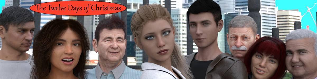 The Twelve Days Of Christmas [InProgress, v10.0] (SlowBurnGames) [uncen] [2021, ADV, Animation, 3DCG, Female protagonist, NTR, Anal sex, Oral sex, Vaginal sex, Exhibitionism, Gay, Groping, Group sex, Handjob, Milf, Prostitution, Spanking, Voyeurism,  ]