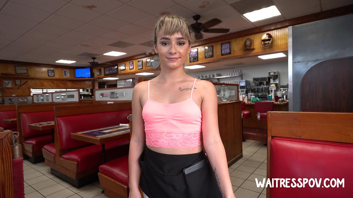 [WaitressPOV.com / FetishNetwork.com] Anna Mae - Country Cutie w/ a Booty (24-01-2020) [Blowjob, Facial, All Sex, Pussy Fingering, Doggystyle, Small Tits, Cumshot, 2160p]