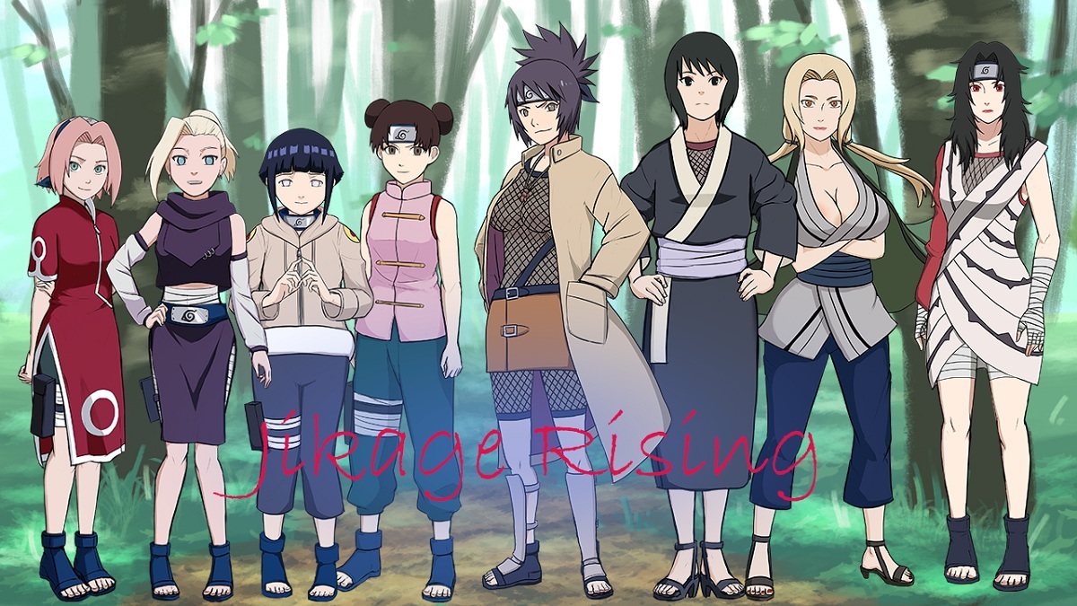 Jikage Rising [InProgress, 1.11c] (Smiling Dog) [uncen] [2019, ADV, Parody, Naruto, Male hero, Big tits/Big Breasts, Mind Control, Corruption, Virgin, Footjob, Titfuck, Oral, Blowjob, Vaginal Sex, Anal, BDSM, Impregnation] [rus+eng]