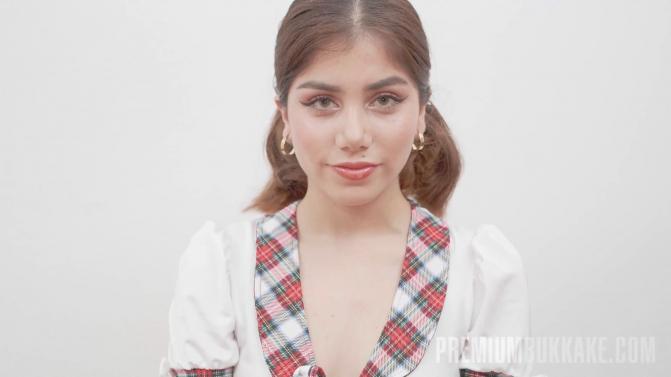 [PremiumBukkake.com] Marina Gold #1 - Bukkake + BTS [2020 г., Bukkake, Blowbang, Blowjobs, Cumshots, 1080p]