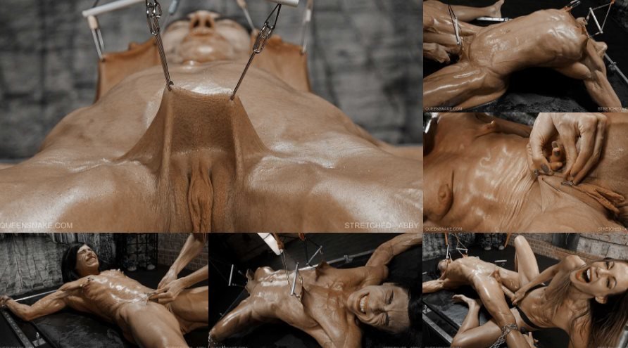 [QueenSnake.com] Stretched - Abby [16.10.2021 г., BDSM, Muscle, Muscular, Fbb, Pins, Needles, Piercing, Squiry, Pee, Orgasm, Lezdom, 1080p]