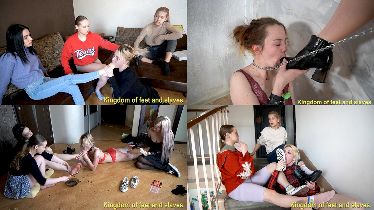 [Clips4sale.com] Kingdom Of Feet And Slaves - 9 Video (2022) [FemDom, Foot Fetish, Flagellation, Humiliation, Foot Worship, Lesbian Domination, Spitting, Feet Licking, Toes Sucking, Foot Domination, Dirty Feet, Boot Licking, Foot Humiliation, Dirty Boots,