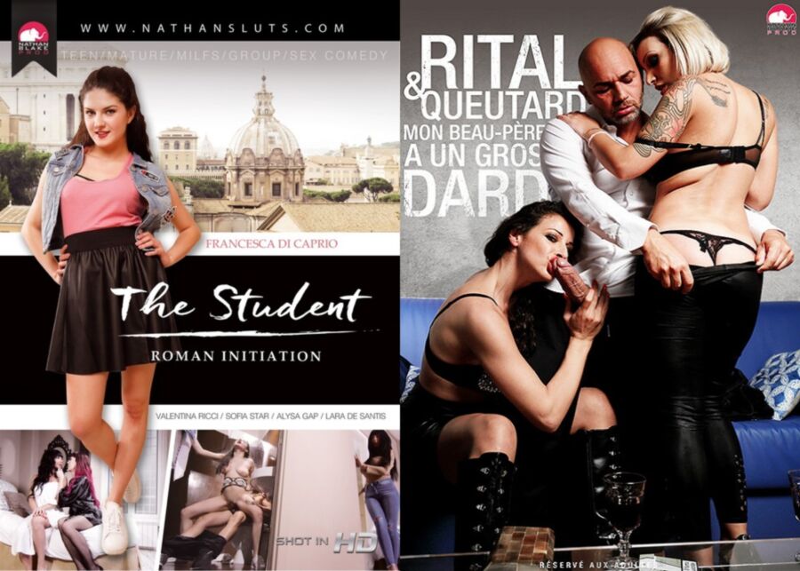 Rital & Queutard, Mon Beau-Père A un Gros Dard / The Student (Nathan Blake, Nathan Sluts / Colmax) [2017 g., Anal, Big Boobs, Double Blowjob, DP, Facial Cumshot, Foursome, Lingerie, Threesome, WEB- DL, 1080p] (Split Scenes) – Porn torrents download